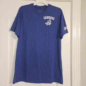 Nike Men's Dallas Cowboys T-shirt Embroidered Nike Logo Blue/White Size Medium
